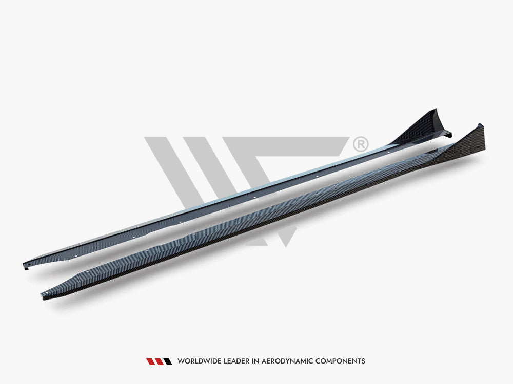 BMW M2 G87 carbon side skirts, CF-BM-M2-G87-SD1-245-P