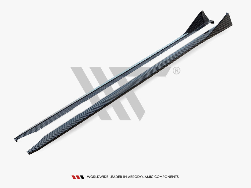 BMW M2 G87 carbon side skirts, CF-BM-M2-G87-SD1-245-P