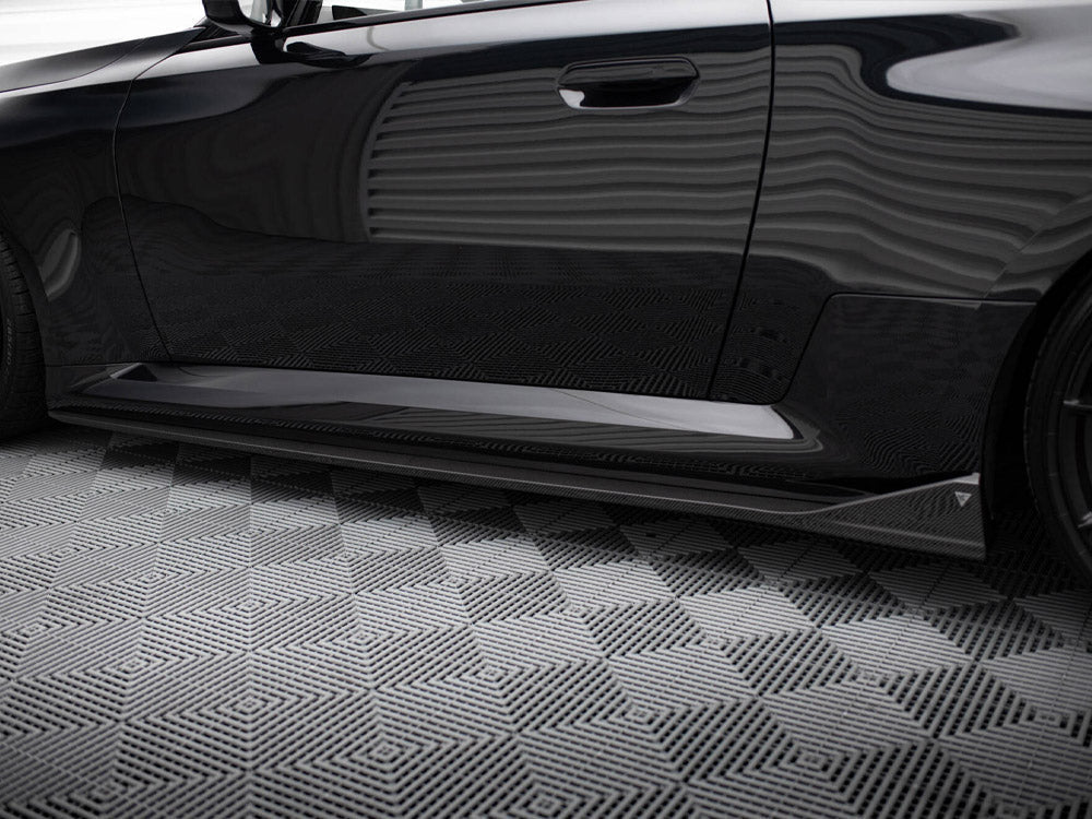 BMW M2 G87 carbon side skirts, CF-BM-M2-G87-SD1-245-P