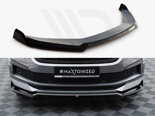 Skoda Kodiaq Sportline Mk1 Facelift (2021-2023) Front Splitter V.2 - Maxton Design