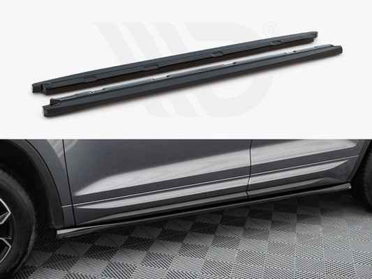 Skoda Kodiaq Sportline Mk1 Facelift (2021-2023) Maxton Design Side Skirts Diffusers