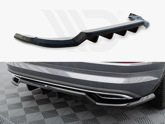 Skoda Kodiaq Sportline Mk1 Facelift 2021-2023 Rear Splitter, Maxton Design
