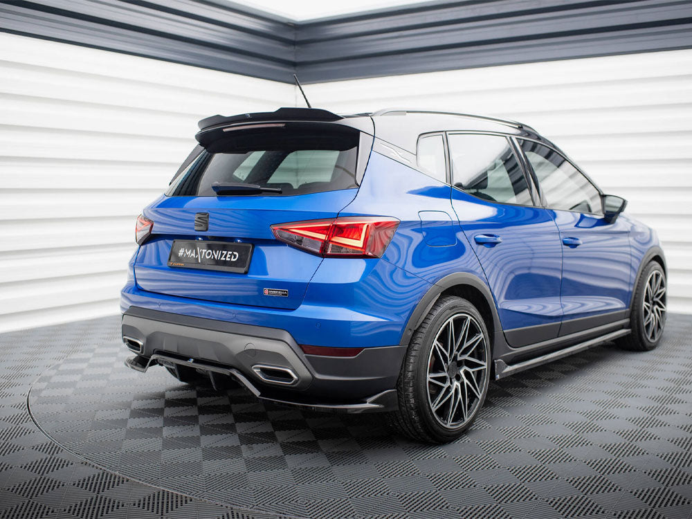 SEAT Arona FR Mk1 Facelift 2021+ Rear Splitter, Maxton Design ABS Gloss Black