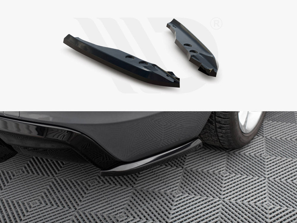 BMW E82 1 M-Pack rear side splitters, Maxton Design BM-1-82-MPACK-C-RS1G