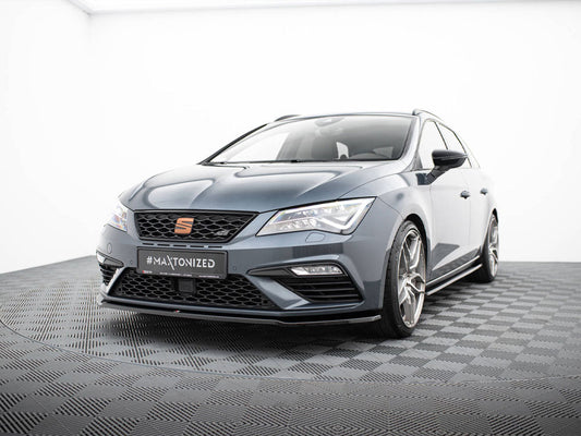 SEAT Leon Mk3.5 Cupra FR (2017-2020) Maxton Design Front Splitter V.2