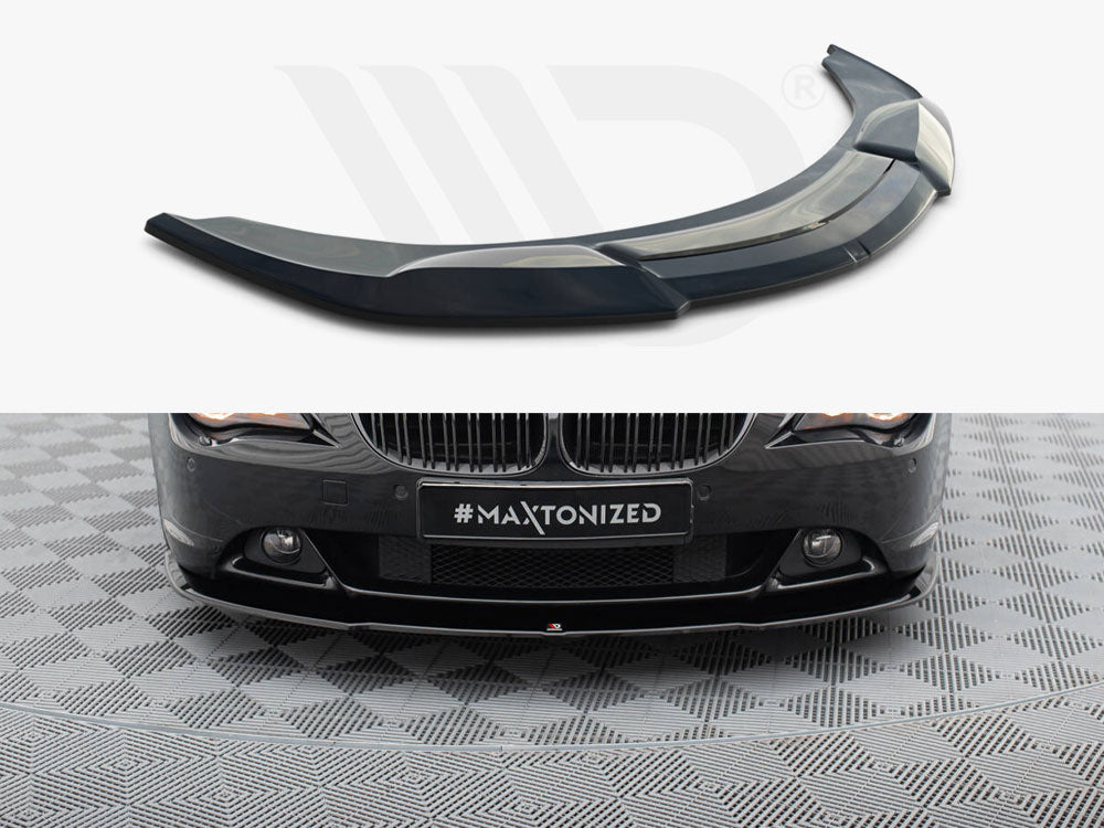 BMW 6 E63 E64 Front Splitter V.2 by Maxton Design, Gloss Black