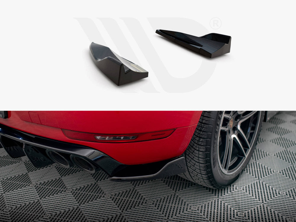 Porsche Macan GTS Mk1 Facelift (2018-2021) Rear Side Splitters V.2 PO-MA-1F-RS1GOO_OO+RS1RG