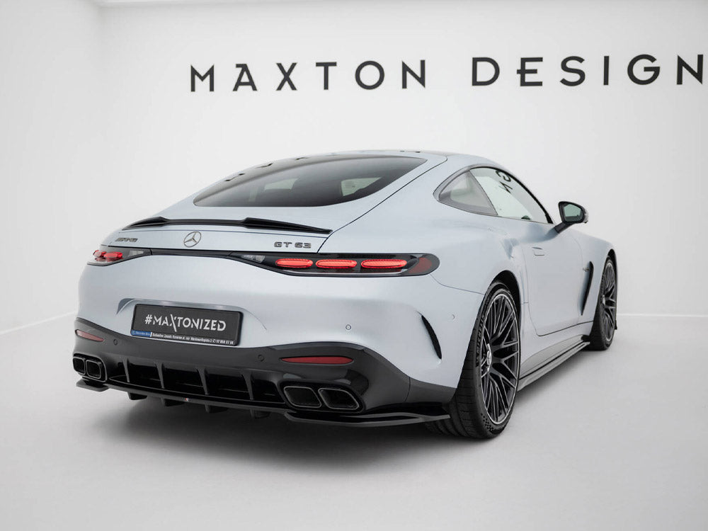 Mercedes-AMG GT C192 spoiler cap - Maxton Design 3D, gloss black