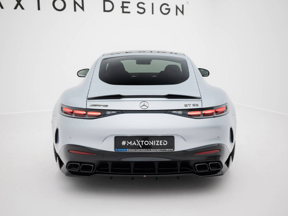 Mercedes-AMG GT C192 spoiler cap - Maxton Design 3D, gloss black
