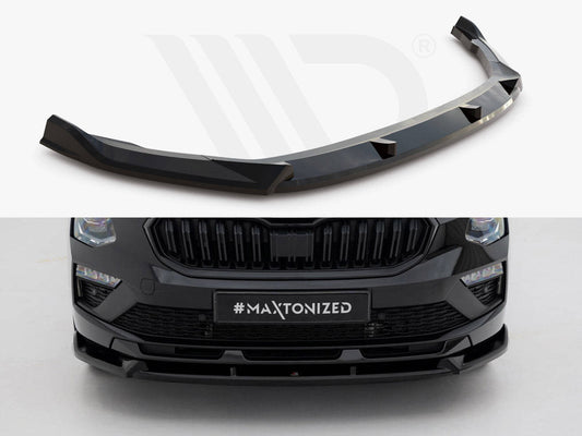 Skoda Kamiq Monte Carlo Mk1 Facelift Front Splitter V.2 by Maxton Design
