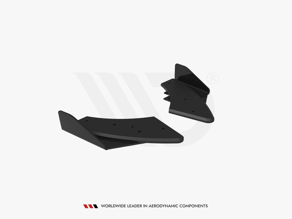 Audi S3 Sportback 8Y Facelift Rear Side Splitters + Flaps - Maxton Street Pro