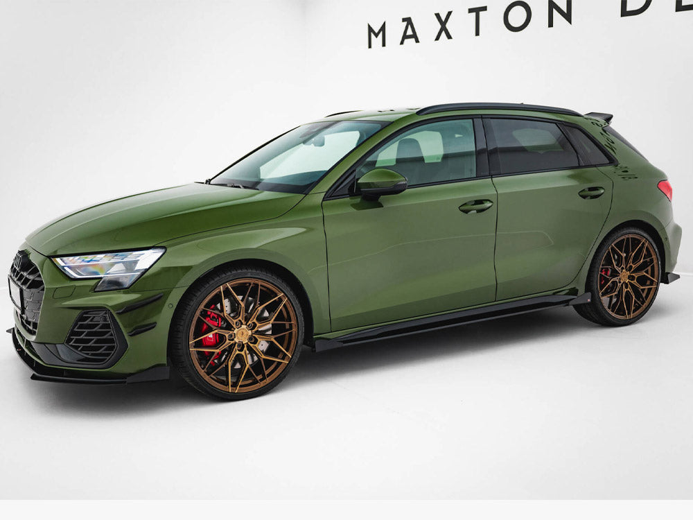Audi S3 Sportback 8Y Facelift Street PRO Side Skirts + Flaps