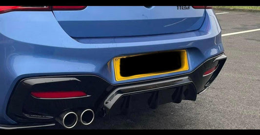 BMW F20 F21 LCI Rear Diffuser (Single Exhaust) for 120/125
