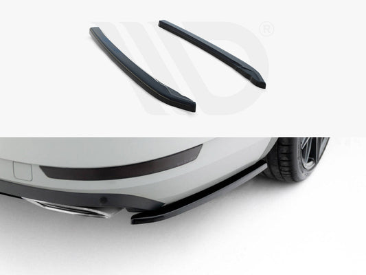 Skoda Superb Mk3 Liftback Combi 2015-2019 Rear Side Splitters V.2