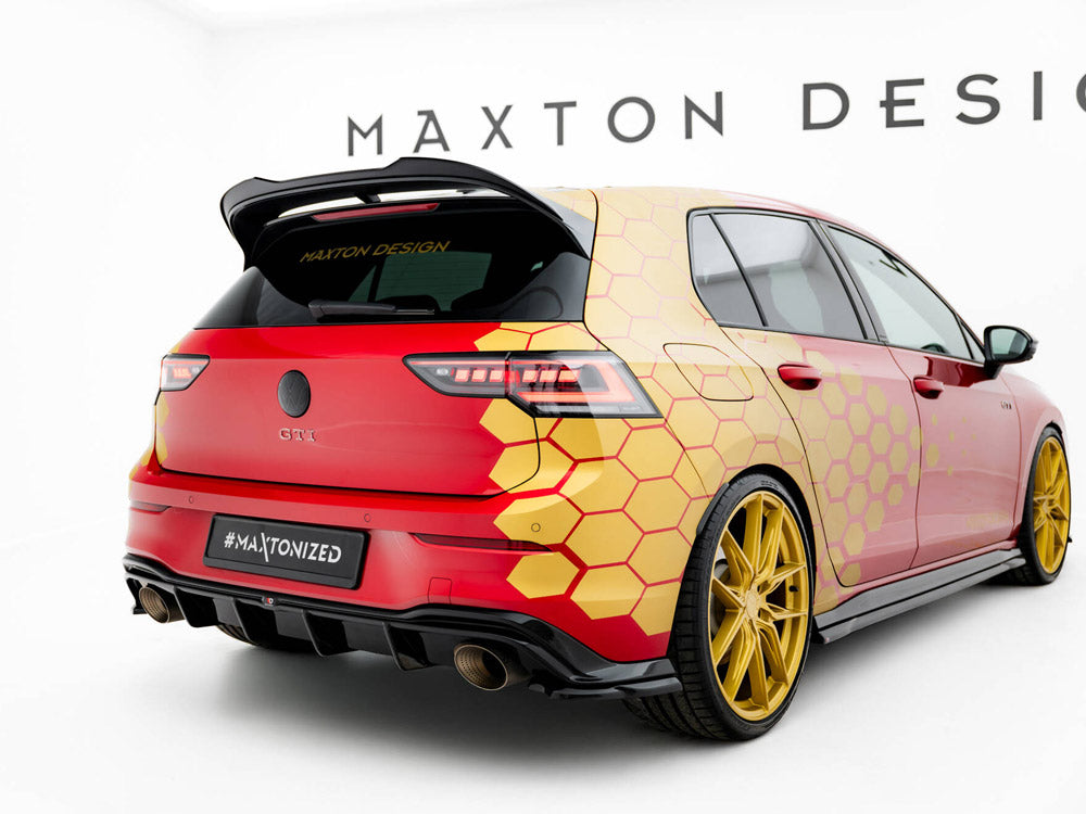 VW Golf Mk8 GTI R GTE GTD Facelift Lower Spoiler CAP 3D by Maxton Design