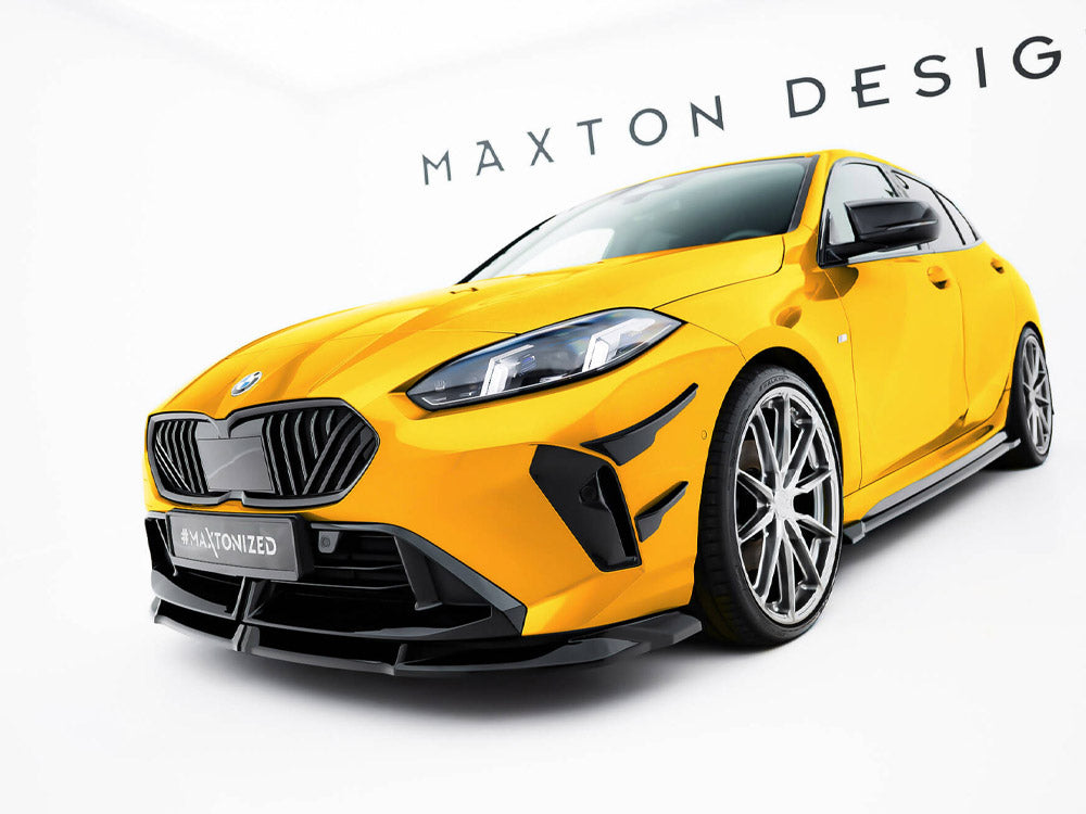 BMW M135i F70 & 1 M-Pack Front Splitter V.3 by Maxton Design
