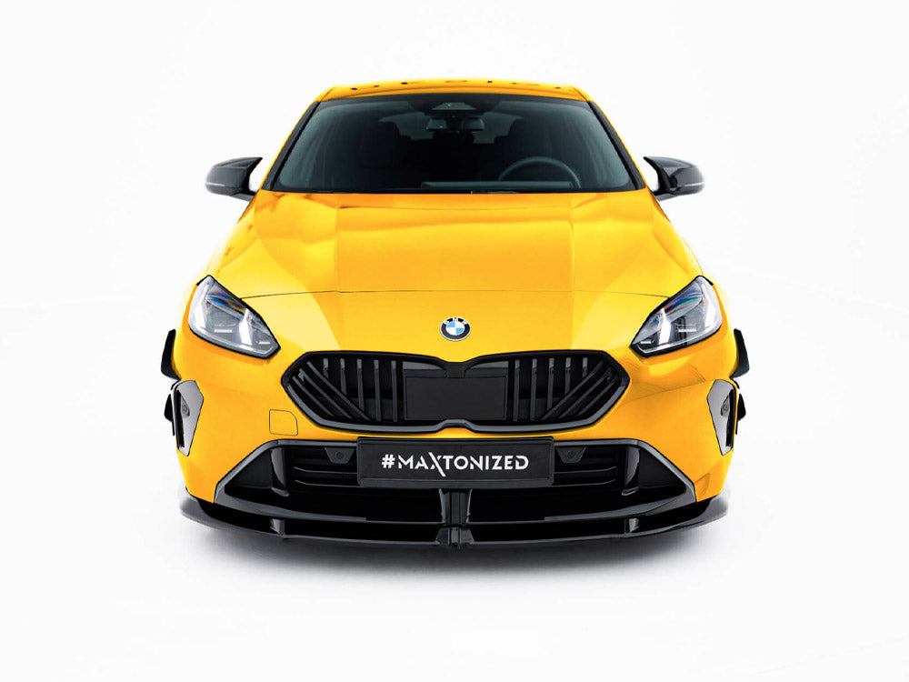 BMW M135i F70 & 1 M-Pack Front Splitter V.3 by Maxton Design