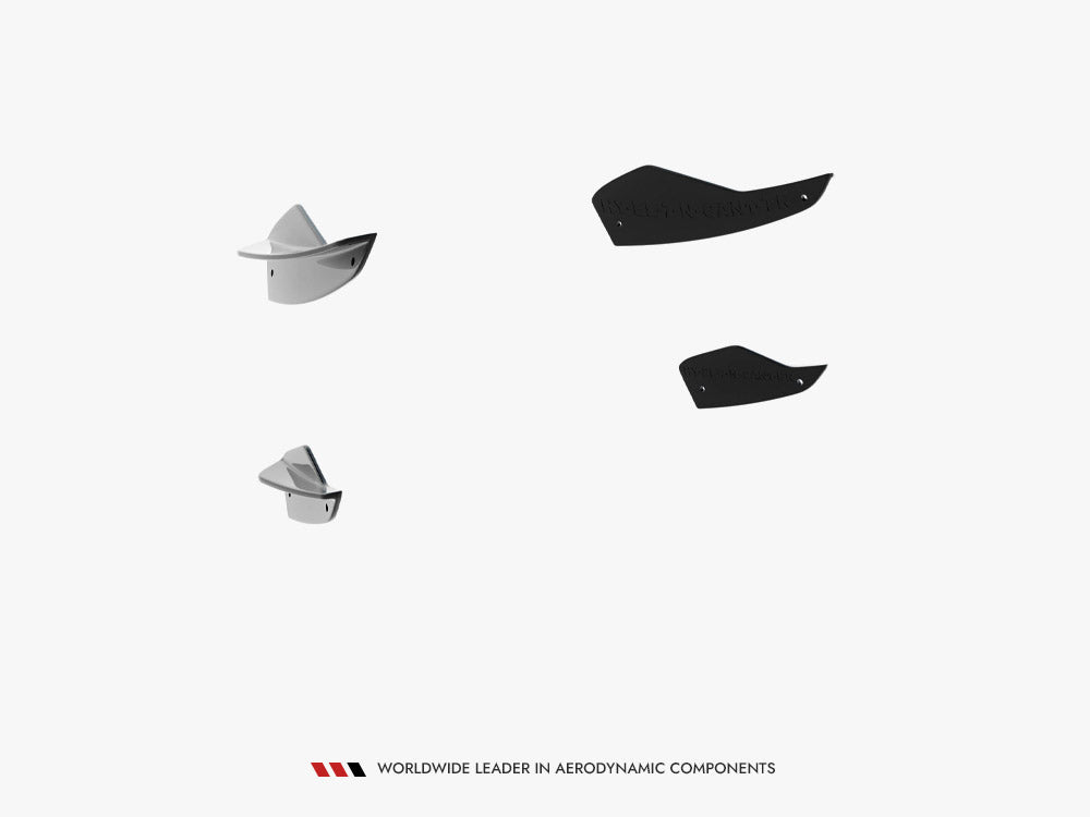 Hyundai Elantra N Mk7 front canards - Maxton Design ABS set