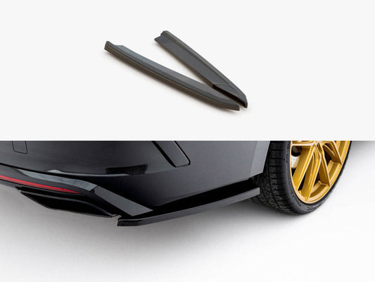 Skoda Octavia RS Mk4 Facelift 2024 Rear Side Splitters V.1