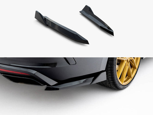 Skoda Octavia RS Mk4 Liftback Estate Facelift Rear Side Splitters V.6