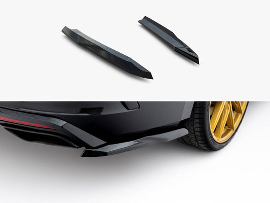 Skoda Octavia RS Mk4 Liftback & Estate Rear Side Splitters V.5 - Maxton Design