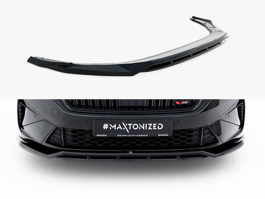Skoda Octavia RS Mk4 Facelift Front Splitter V.1 by Maxton Design