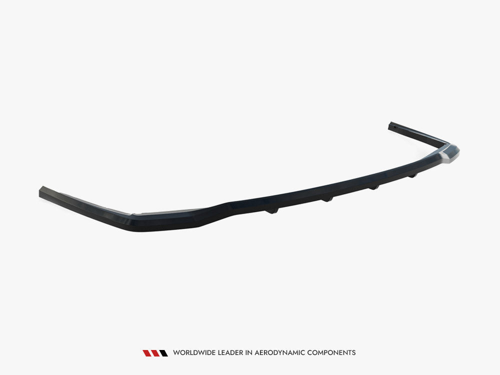 Toyota Highlander Mk4 2019 rear splitter, Maxton Design, gloss black ABS