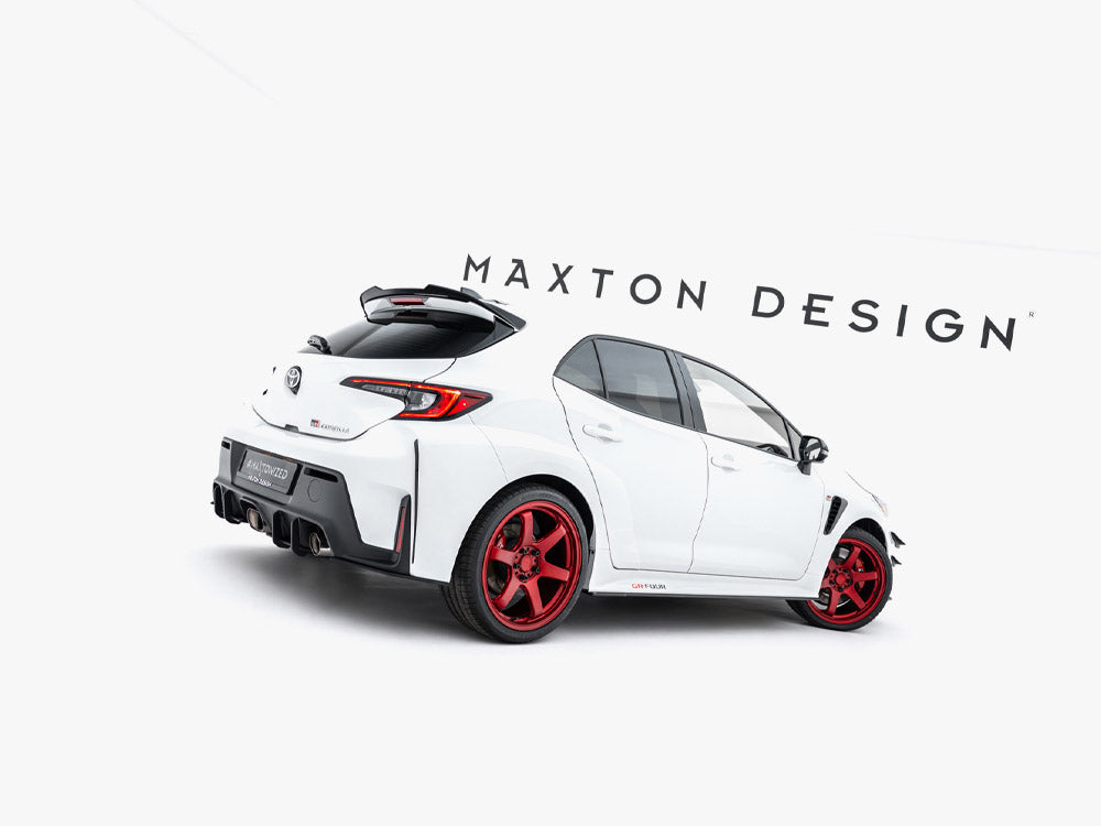 Toyota GR Corolla Mk12 rear side splitters, Maxton Design Street PRO Matte Black MD-GR-COR-SPR