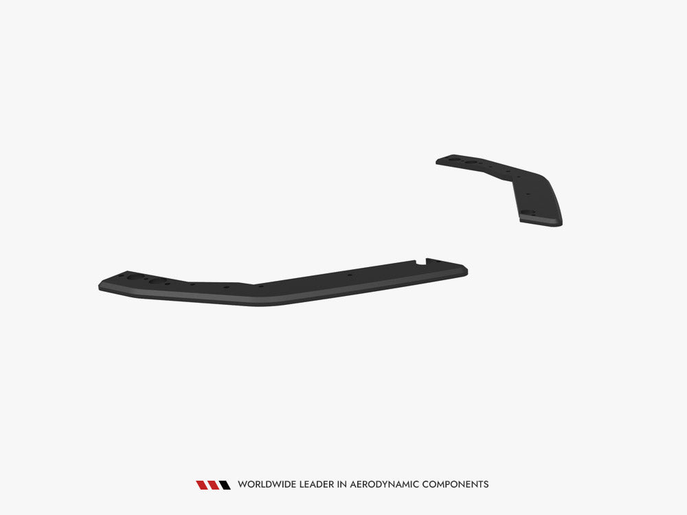 Toyota GR Corolla Mk12 rear side splitters, Maxton Design Street PRO Matte Black MD-GR-COR-SPR