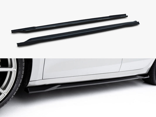 Skoda Octavia RS Mk4 (2020-2024) Side Skirts Diffusers V.1 - Maxton Design ABS