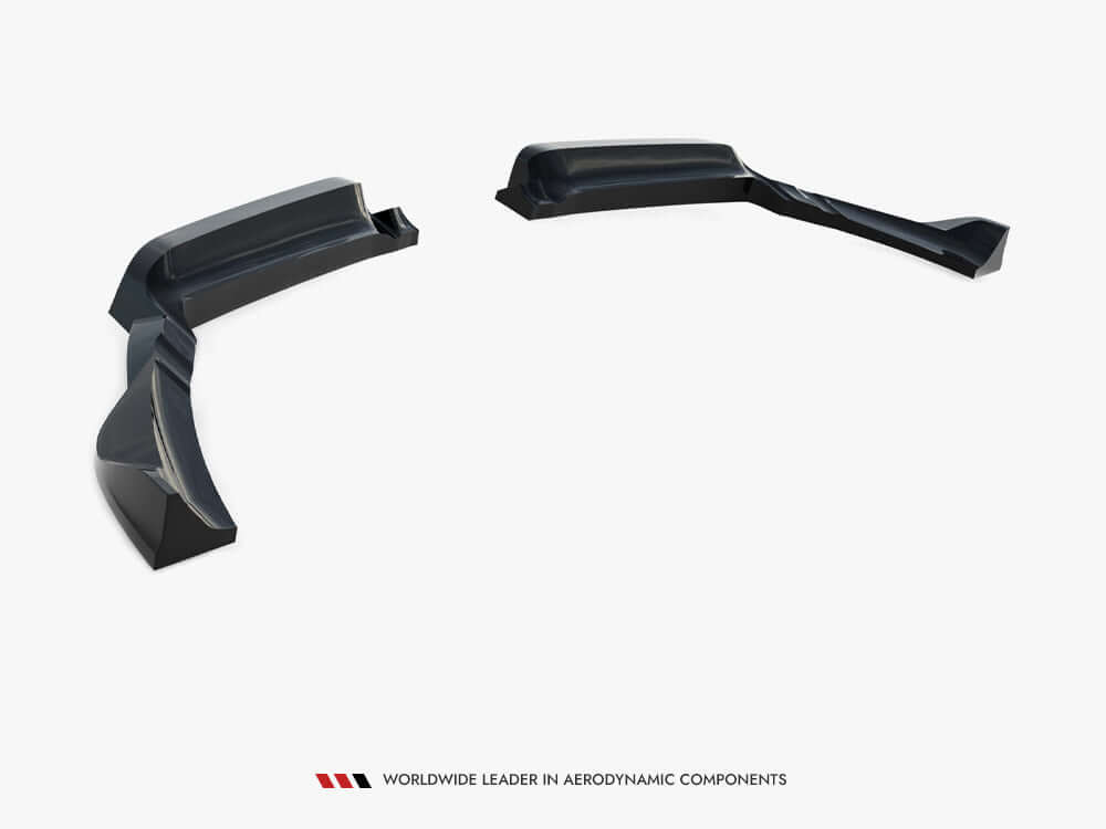 Porsche 718 Cayman GTS 982c Rear Splitter - Maxton Design Vertical Bars