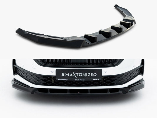 Skoda Octavia Mk4 Facelift Sportline Liftback & Estate front splitter kit