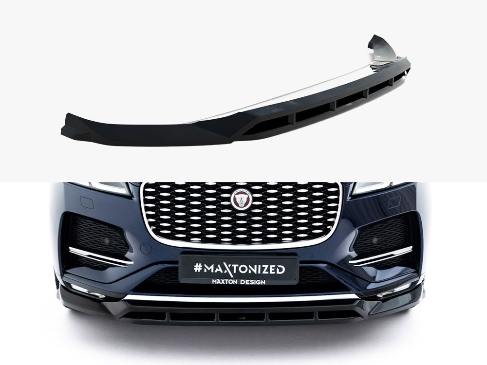 Jaguar F-Pace R-Sport Mk1 Facelift (2020-2025) front splitter - Maxton Design