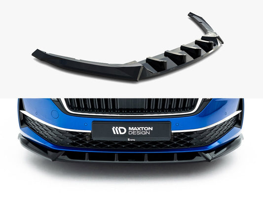 Skoda Octavia Mk4 Facelift Liftback Estate front splitter by Maxton Design