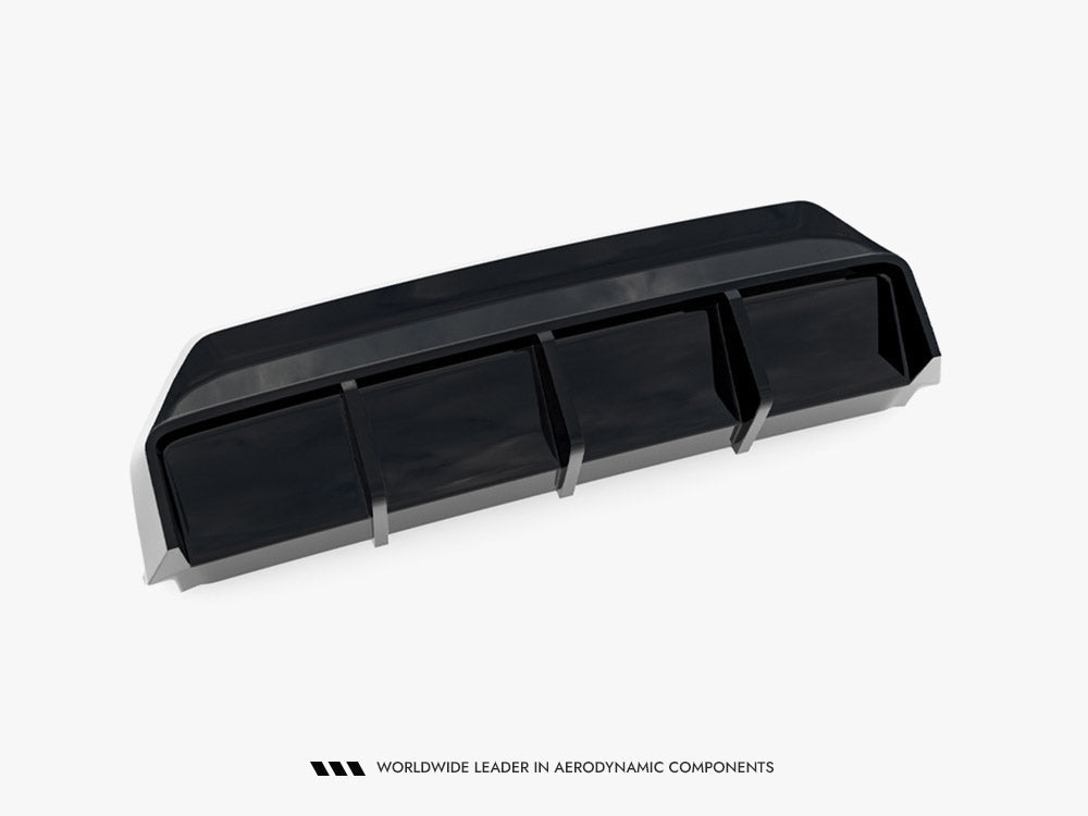 BMW M240i Coupe G42 rear valance - Maxton Design gloss black diffuser