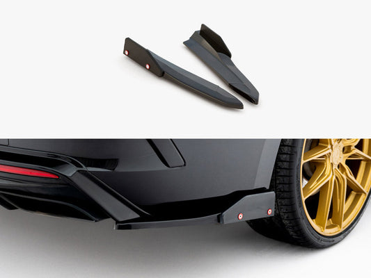Skoda Octavia RS Mk4 Combi Liftback Rear Side Splitters V.4 + Flaps