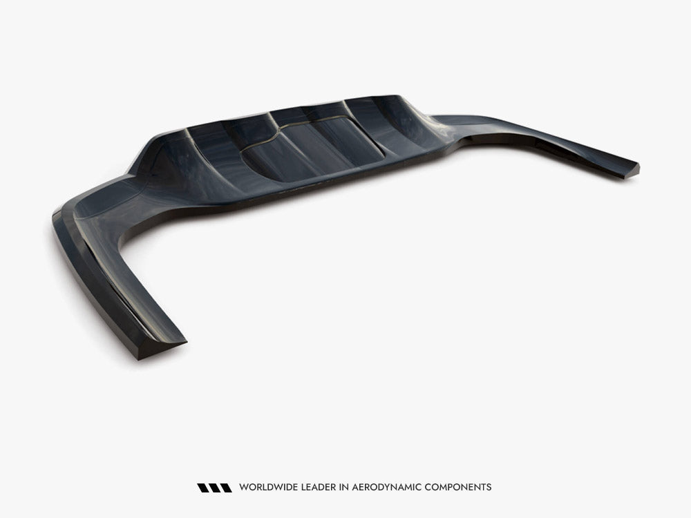 Mercedes GLC Coupe C254 (2022+) AMG-Line Rear Splitter - Maxton Design Vertical Bars