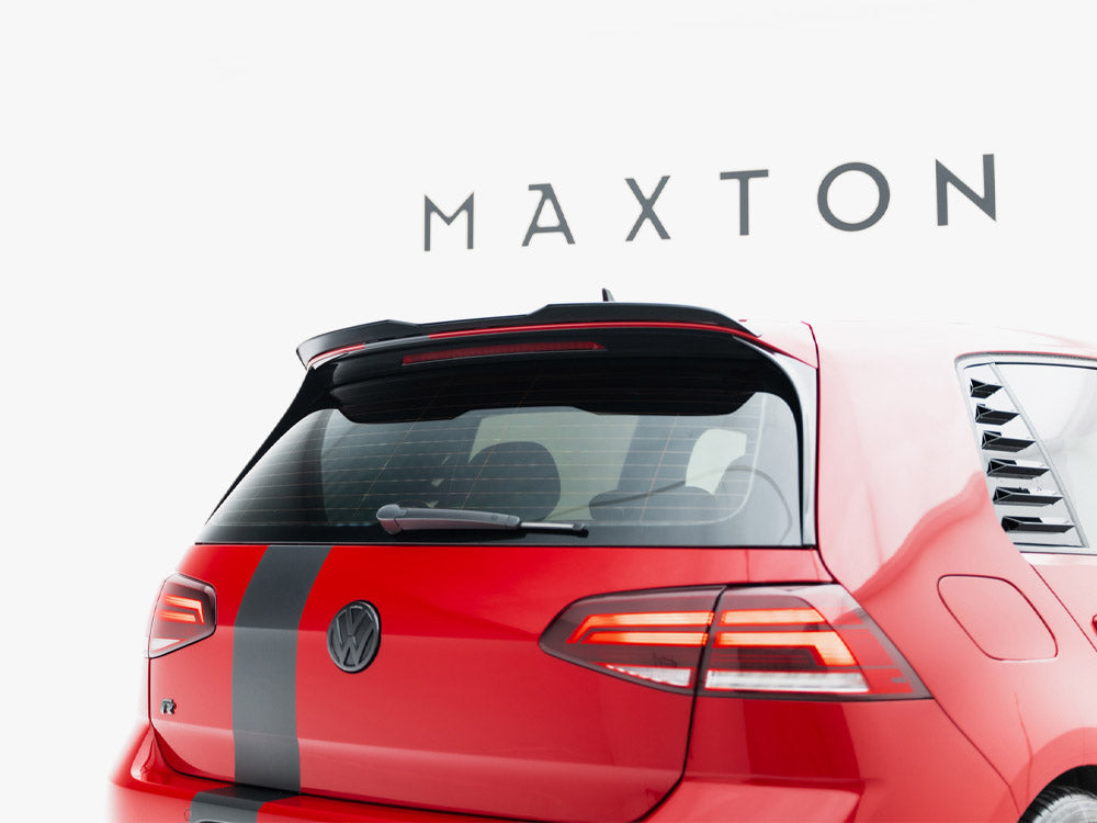 VW Golf 7 MK7 GTI R R-Line GTD Spoiler Extension Maxton Design V.3 ABS