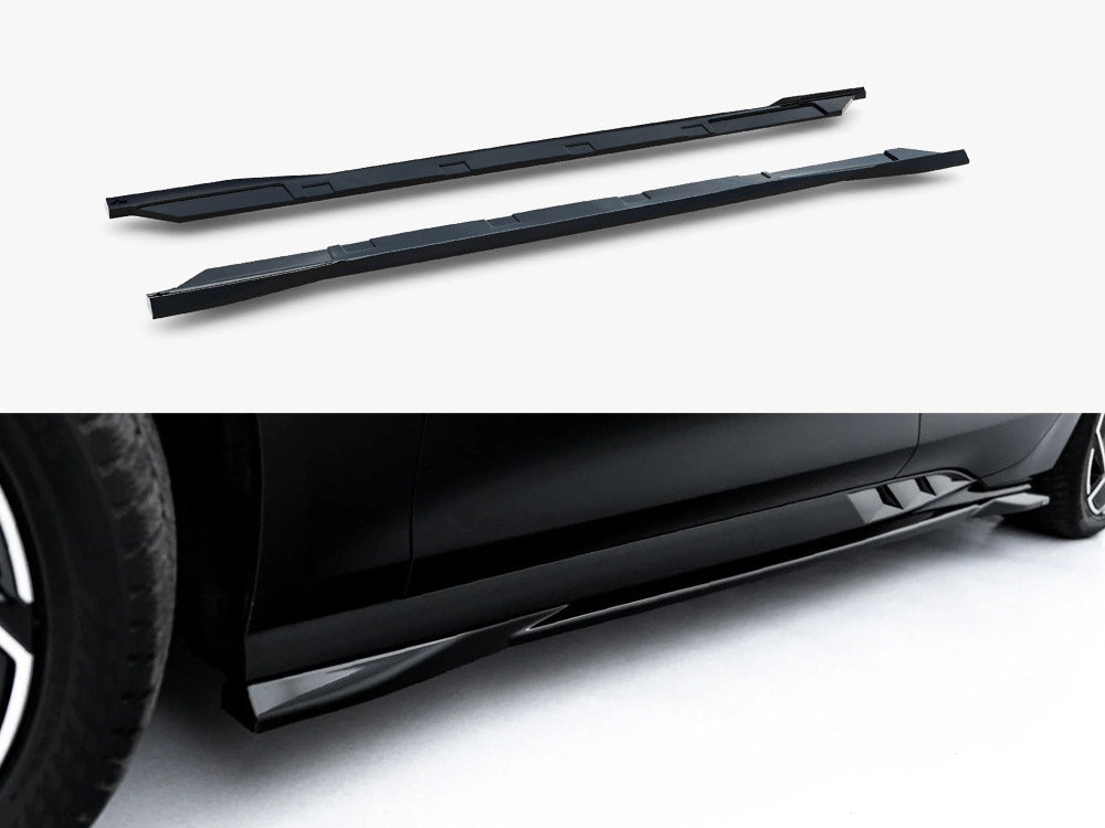 BYD Seal Mk1 side skirt diffusers, Maxton Design gloss black MD-BYD-SSD-GB