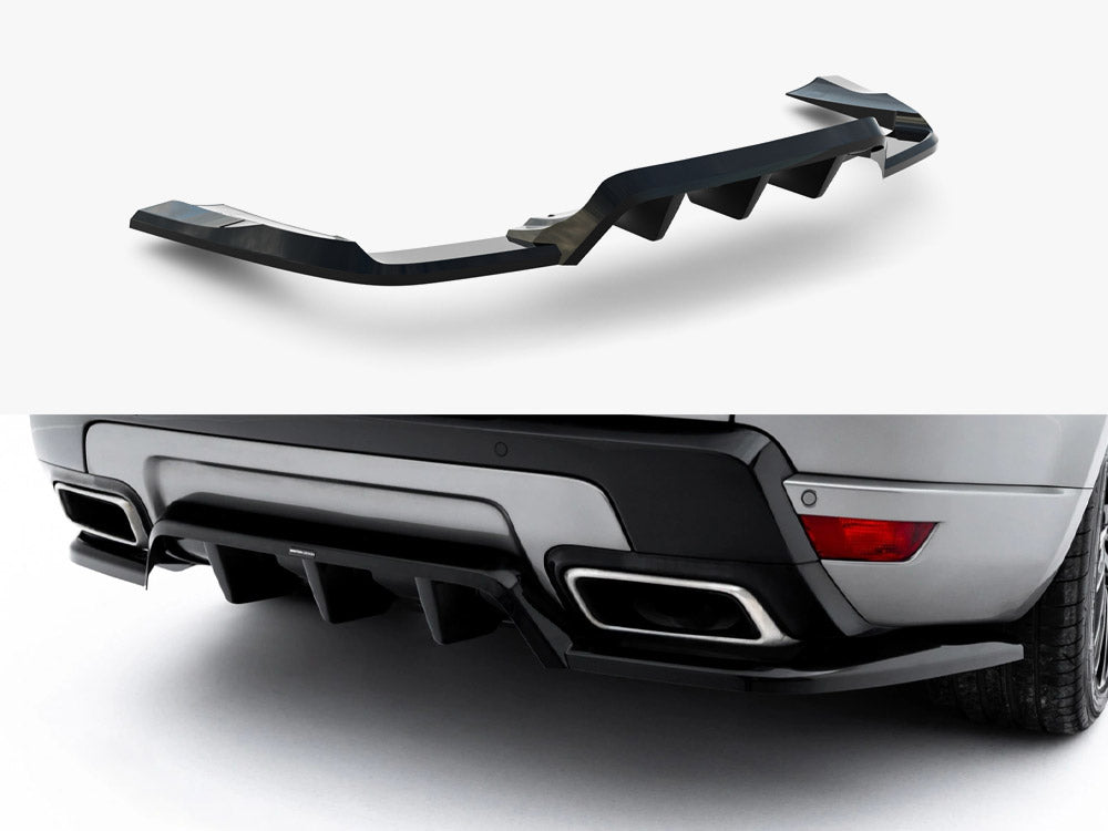 Land Rover Range Rover Mk2 Facelift 2018-2022 Rear Splitter, Maxton Design Vertical Bars
