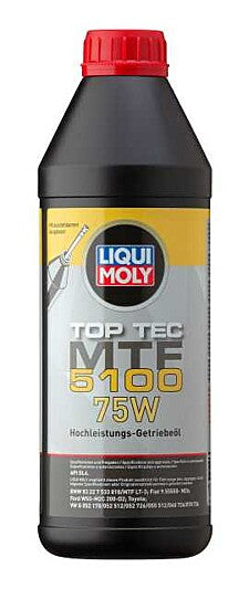 Audi BMW VW Ford SEAT Skoda Fiat 75W Manual Transmission Fluid - Liqui Moly Top Tec MTF 5100, PN 20842