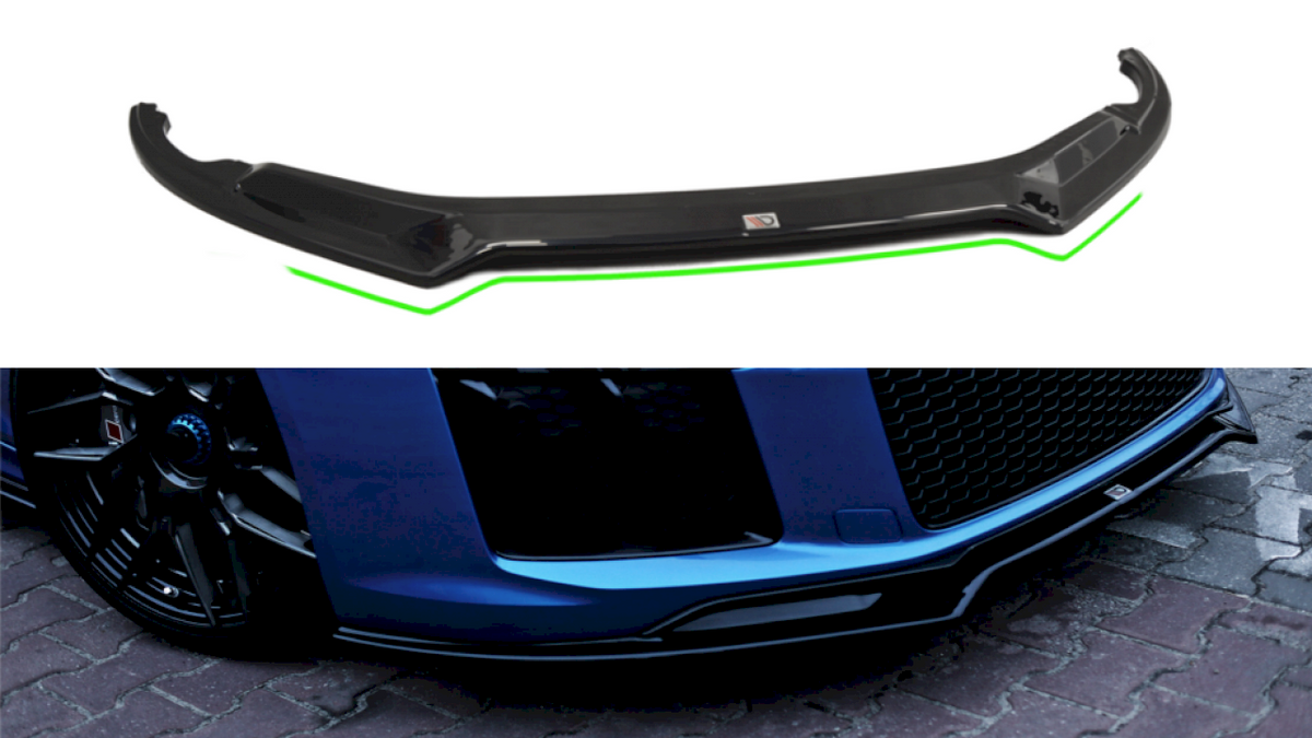 Audi R8 MK2 (2015+) Front Splitter V.2 by Maxton Design