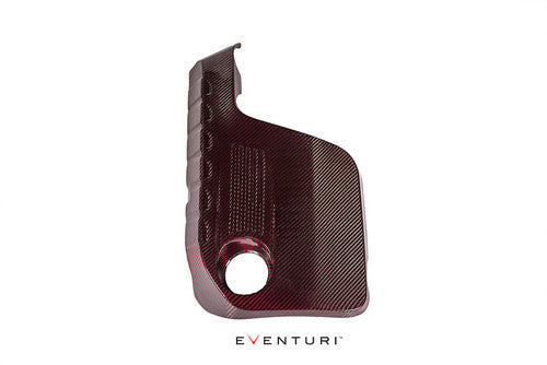 F80 M3 F83 M4 S55 Engine Cover - Eventuri Black Carbon Fibre