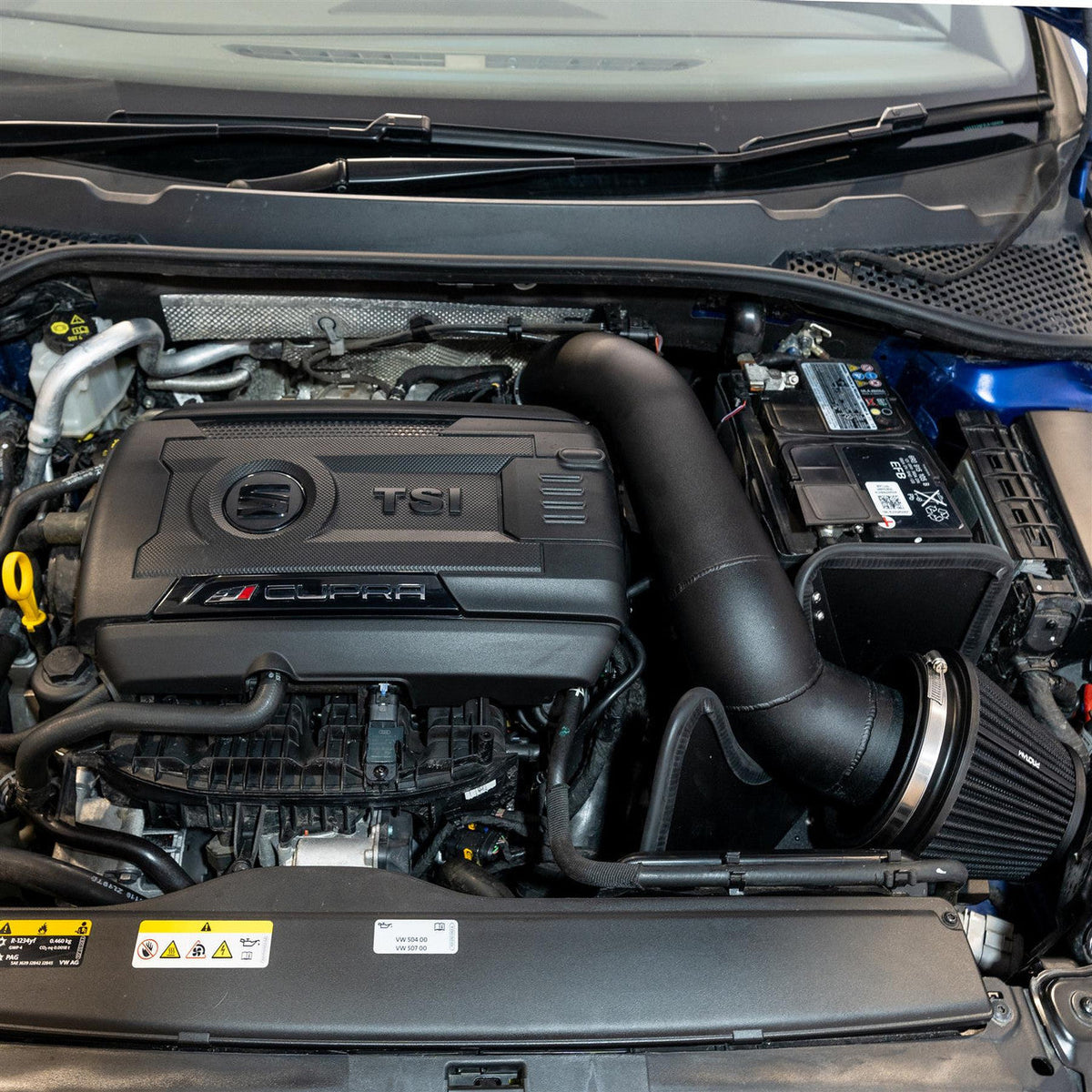 MQB 1.8 TSI 2.0 TSI induction kit with heat shield, RamAir