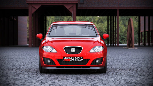 SEAT Leon MK2 Facelift (2009-2012) Front Splitter - Maxton Design ABS