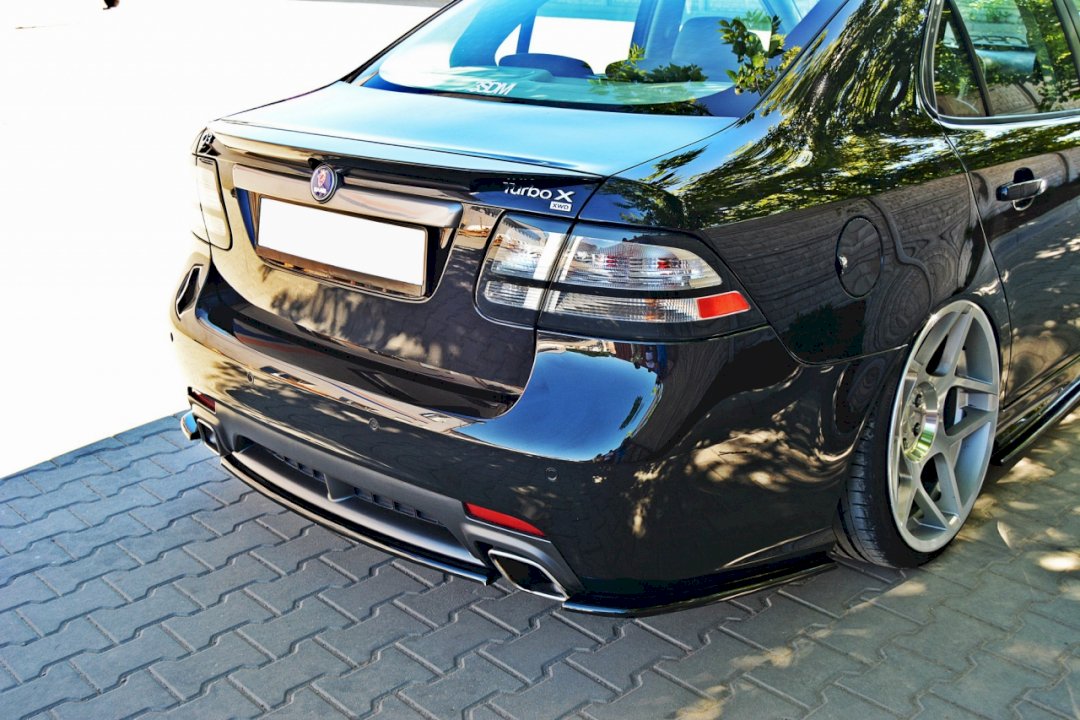 SAAB 9-3 Turbo X (2007-11) Maxton Design ABS Central Rear Splitter