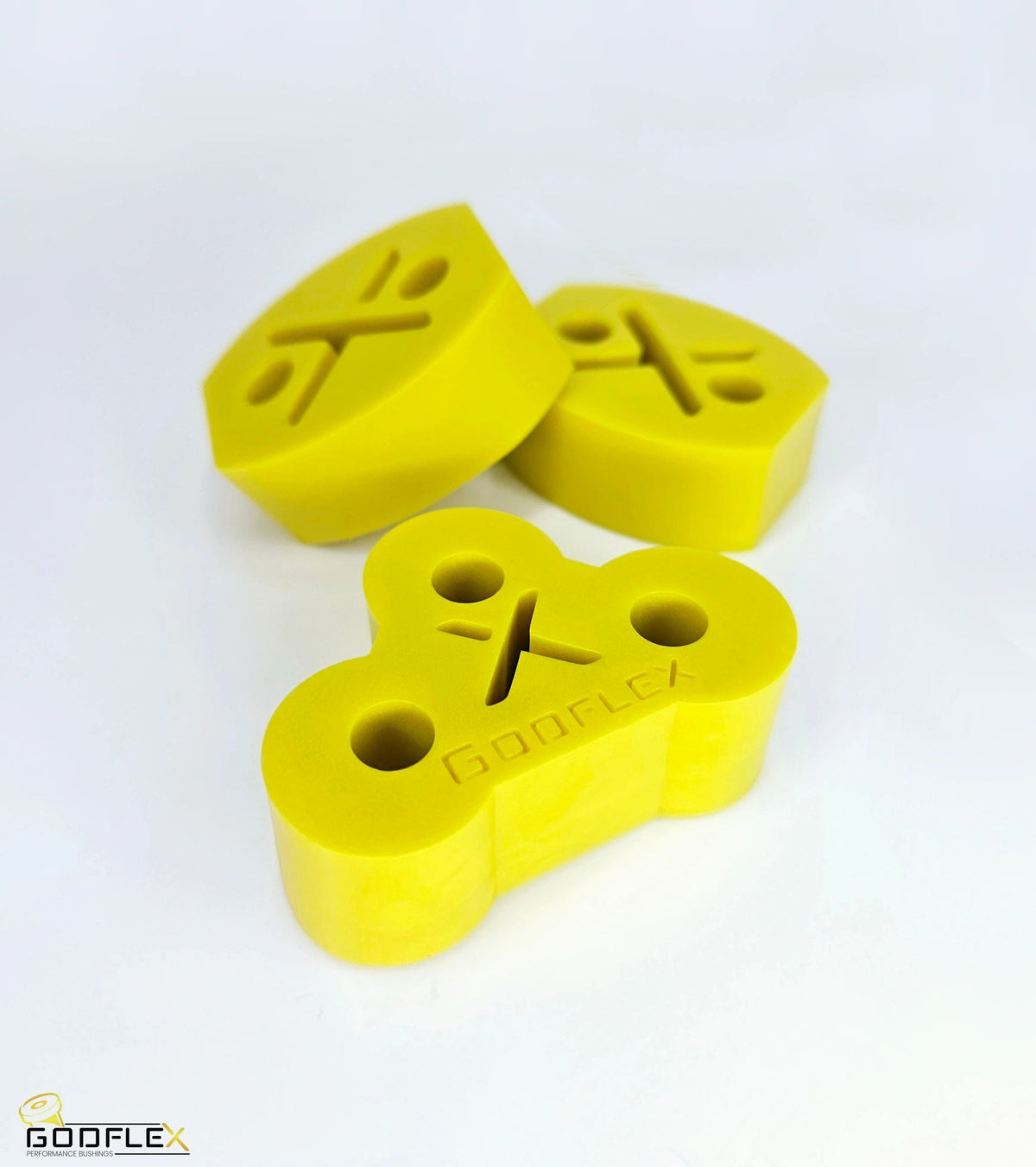 Fiat Abarth 500 595 695 (2007+) exhaust hanger bushes - GodFlex GF-AB-EXH