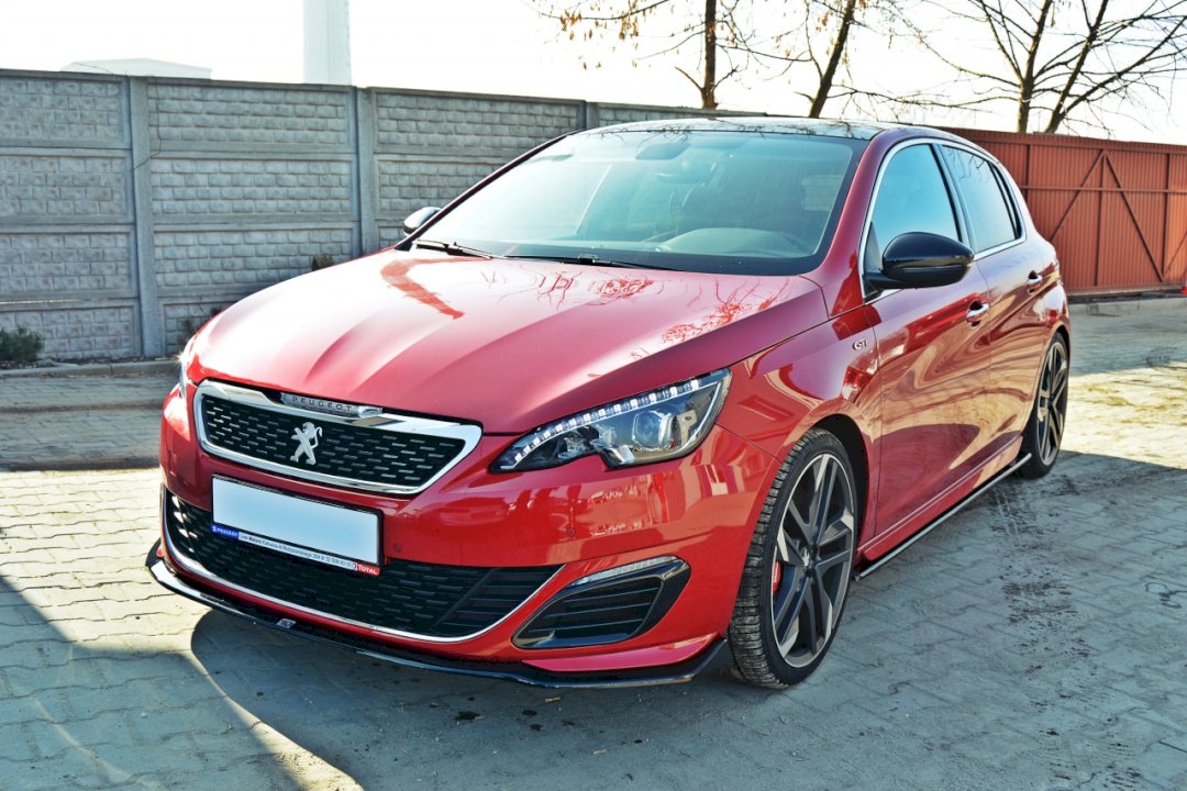 Peugeot 308 II GTI (2015-) Maxton Design V.1 ABS Front Splitter