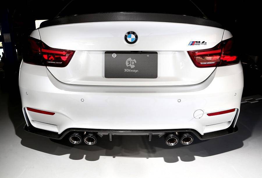 F80 F82 F87 BMW M3 M4 M2 Carbon Fibre Exhaust Tips 3DDesign