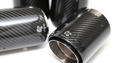 F80 F82 F87 BMW M3 M4 M2 Carbon Fibre Exhaust Tips 3DDesign